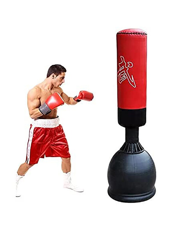 

Marshal Fitness Professional Boxing Stand Punching Stand, Mf-9136, Red