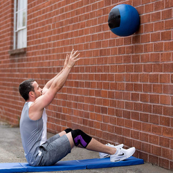 Marshal Fitness Medicine Ball, 4 KG, MF-0168, Yellow/Black