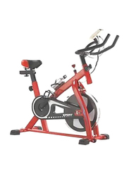 Marshal Fitness Whole Body Cardio Master Spinning Bike, Black/Red