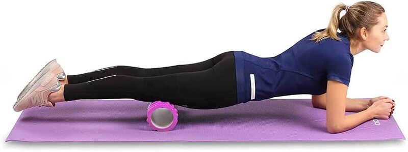 Marshal Fitness EVA Yoga Foam Roller for Muscle, 35cm, Mf-0113, Pink