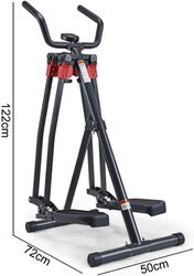 Marshal Fitness 360 Degree Air Stepper Walker, Black