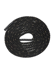 مارشال فتنس حبل تسلق مناسب لتمارين اللياقة, 12 متر, أسود