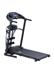 Marshal Fitness Light Weight Foldable Treadmill With 3 HP Peak Motor Power, MF-123-1, Black