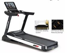 Marshal Fitness TV Treadmill with 6.0 HP Motor and Max User Weight 160Kg, MF-4295-TV, Black