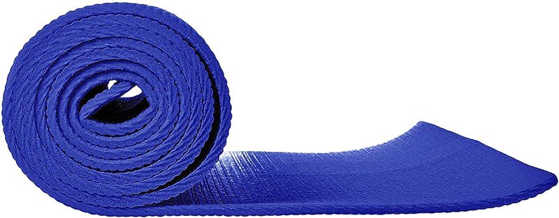 Marshal Fitness Non-Slip and Durable Exercise and Yoga Mat, 3mm, Blue