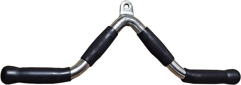 Marshal Fitness Barbell Economy Multi-Exerciser Cable Attachment Bar, 23 Inch, MF-0175B, Black