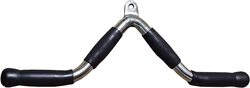 Marshal Fitness Barbell Economy Multi-Exerciser Cable Attachment Bar, 23 Inch, MF-0175B, Black