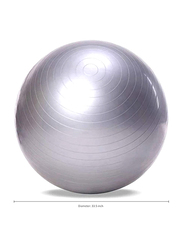 Marshal Fitness Anti-Burst Slip Fitness Ball, 65cm, Silver