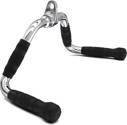 Marshal Fitness Multifunction Narrow Triceps Seated Row Bar, Mf-0176, Silver