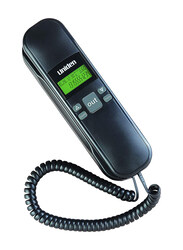 Uniden AS7103 Trimline Caller ID FSK/DTMF Corded Landline Phone, Black