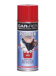 Car-Rep 400ml Rubber Comp Rubberized Spray, Red