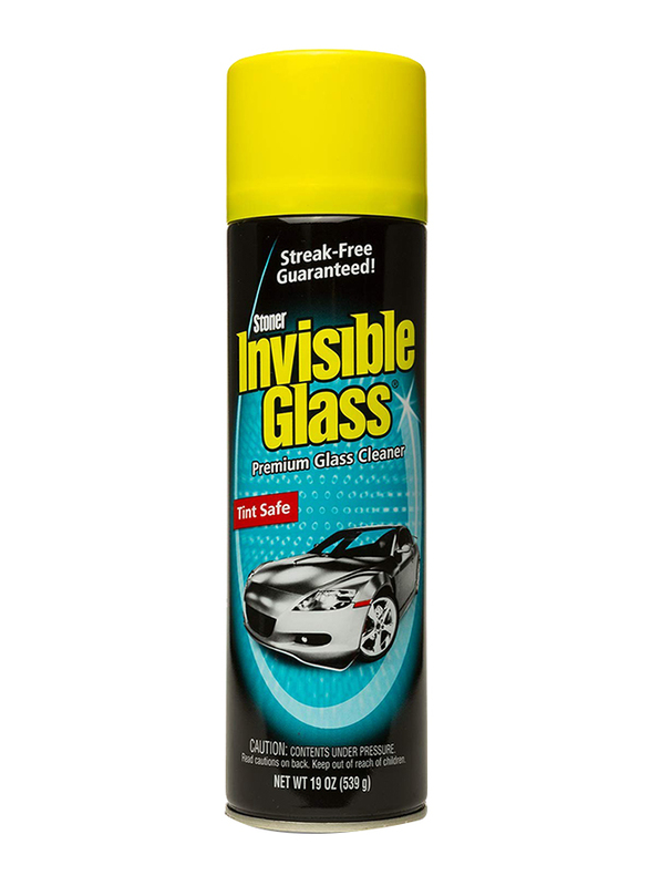 Stoner 19oz Invisible Glass Cleaner, Black/Blue
