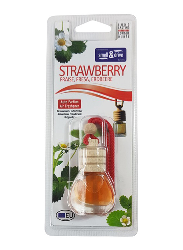 Smell & Drive Strawberry Bottle Air Freshener