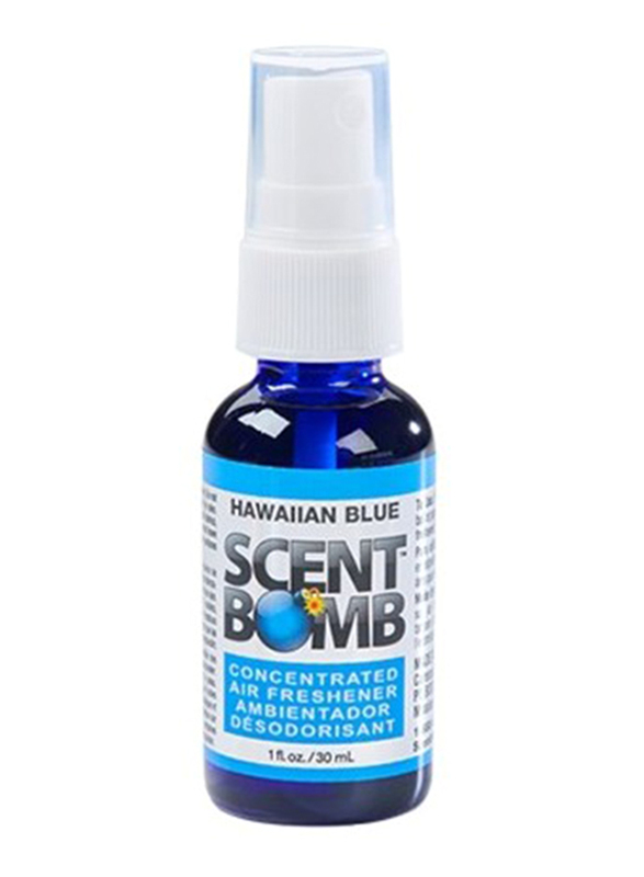 Scent Bomb 30ml Air Freshener Spray, Hawaiian Blue