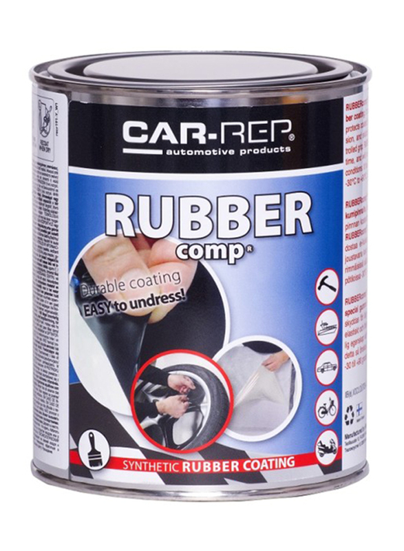Car Rep 1Ltr Rubber Comp, Gunmetal Grey