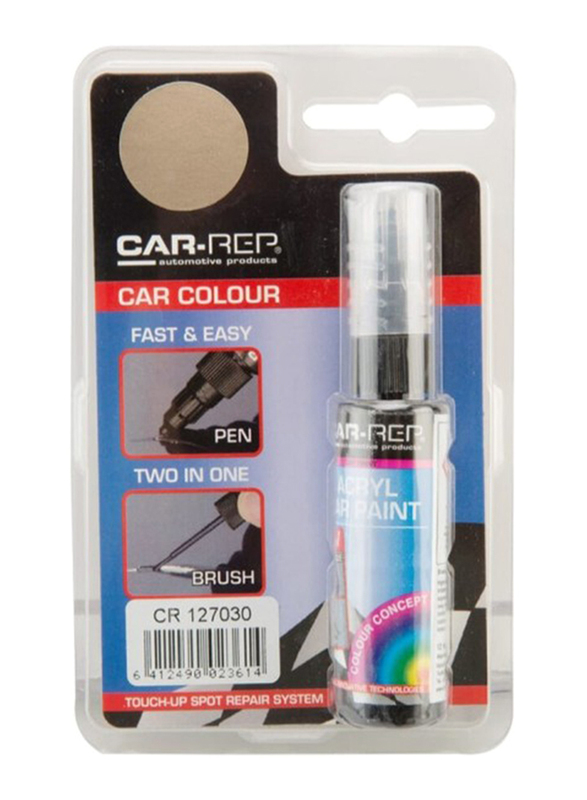 Car-Rep 12ml Touch Up, 127030, Metallic Silver