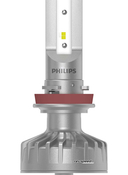 Philips LED-Fog H8/H11/H16 6200K Ultinon Headlight Bulb Set, 1 Pair