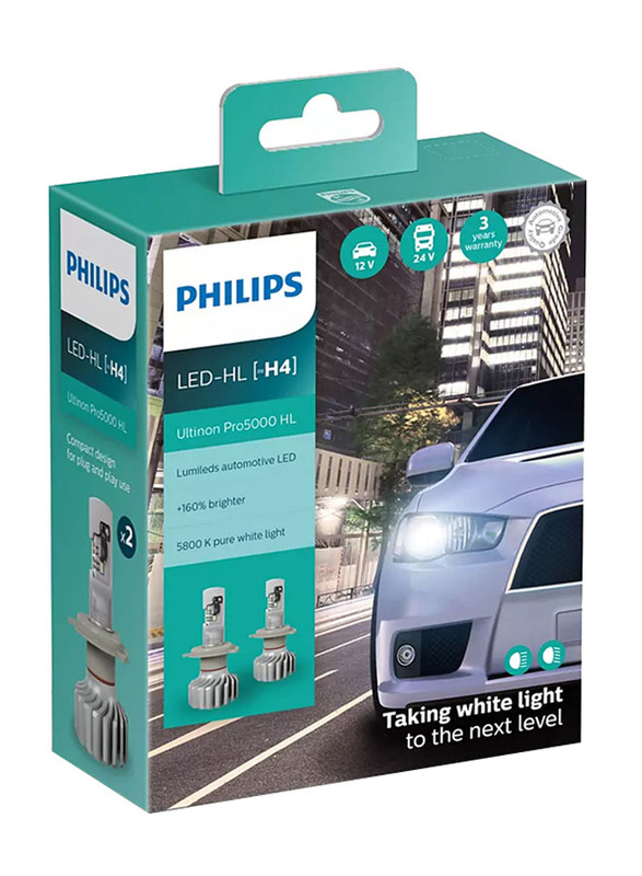 Philips LED H4 6200K 1 SET