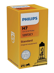 Philips H7 Standard Headlight Bulb, 55W, 12V, 1 Piece
