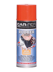 Car-Rep 400ml Rubber Comp Rubberized Spray, Neon Orange
