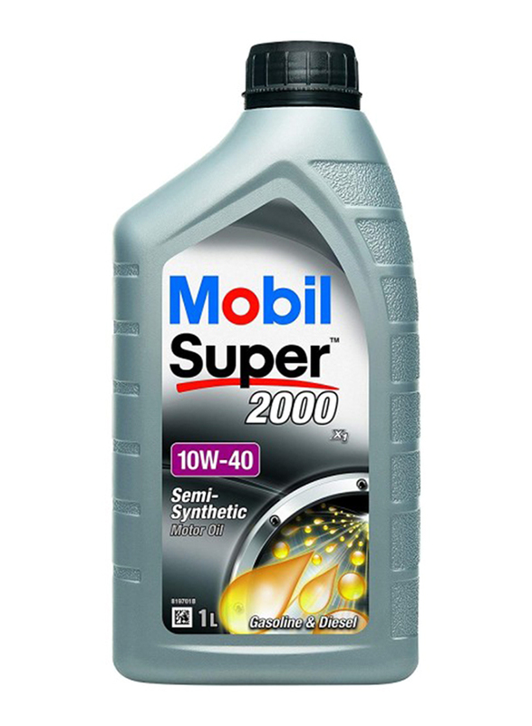 Mobil 1 Liter Super 2000 10W-40 Semi Synthetic Motor Oil