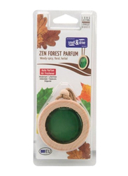 Smell & Drive Zen Forest Parfum Hanging Air Freshener, Green