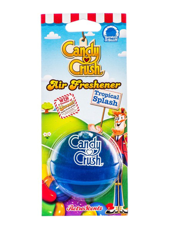 Candy Crush Tropical Splash Air Freshener, Blue