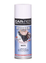 Car-Rep 400ml Rubber Comp Rubberized Spray, White