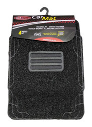 Autoplus PVC Coil Floor Mat Set, 4 Pieces