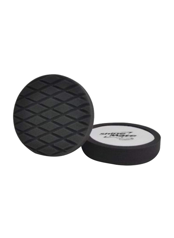 Shine Mate 7-inch Recessed Polishing Foam Pad, Black