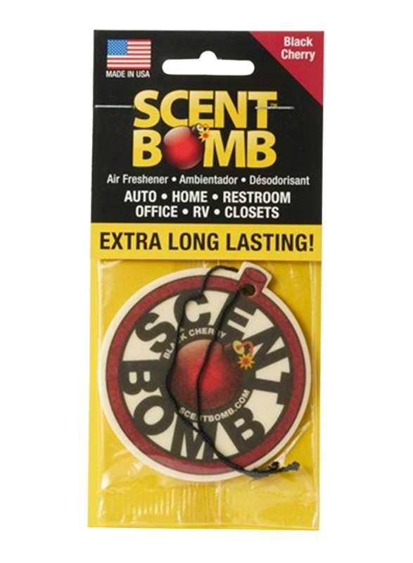 Scent Bomb 2-Piece Hanging Circle Air Fresheners, Black Cherry