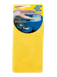 Auto Plus High Density Microfiber Cloth, 40 x 60cm, Yellow