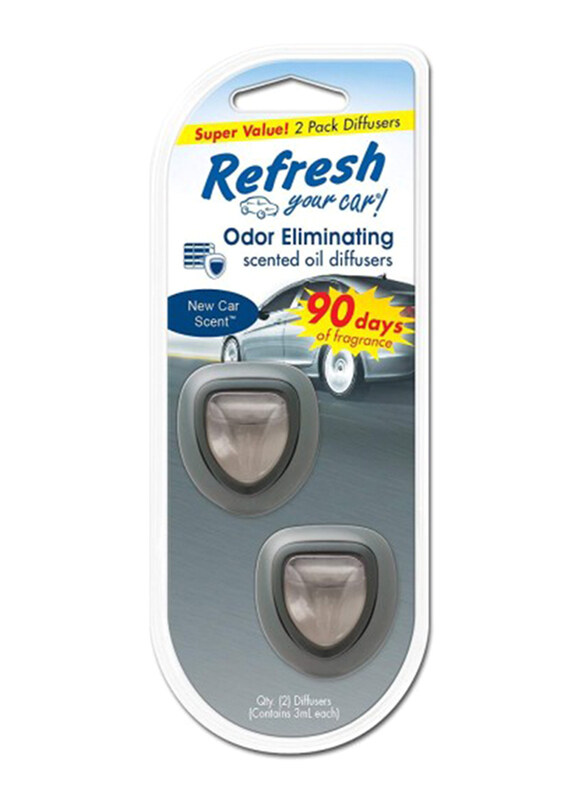 

Refresh 2-Pack Mini Diffuser Air Freshener, New Car Scent
