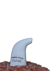 Himalayan Aura Salt Inhaler with Medium Salt By Photon, White