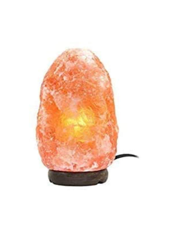 Himalayan 1-2kg Aura Natural Shape Salt Table Lamp by Photon, Brown/Orange