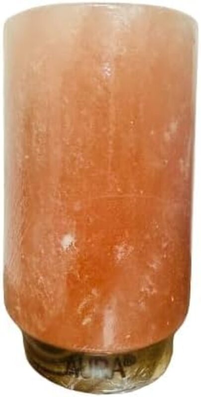 Aura Cylinder Crafted Aesthetic Himalayan Salt with Power Cord & Bulb by Photon