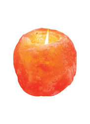 حامل شمع من ملح أورا الهيميلايا من فوتون، برتقالي