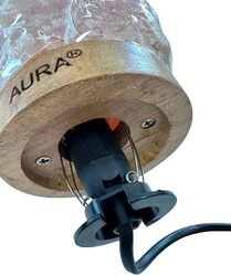 Aura Cylinder Crafted Aesthetic Himalayan Salt with Power Cord & Bulb by Photon
