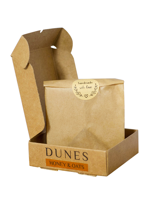 Dunes Handcrafted Natural Honey & Oats Soap Bar, 100gm