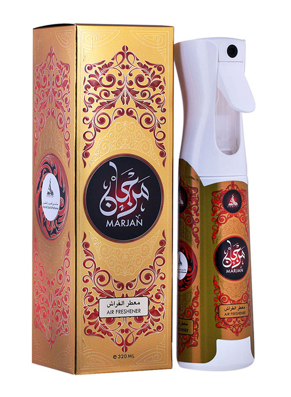 Hamidi Marjan Air Freshener, 320ml, White/Gold