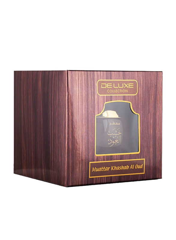 Khashab Al Oud Premium Luxury Oriental Oud Muattar Incense, 50g, Brown