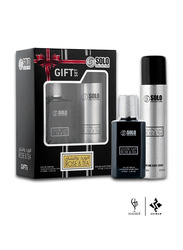 Hamidi 2-Piece Solo Collection Rose & Tea Perfume Set Unisex, 100ml EDP, 75ml Body Spray