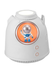 Space Capsule USB Ultrasonic Cool Mist Air Humidifier, 260ml, White