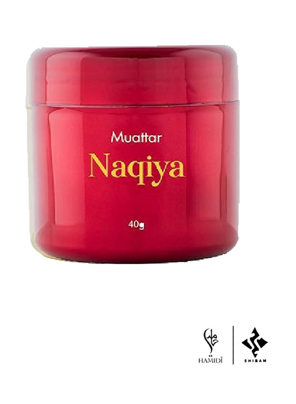 Hamidi 40gm Naqiyah Luxury Oud Muattar Bakhoor, Red