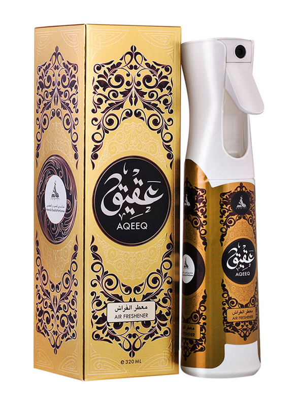 Hamidi Aqeeq Air Freshener, 320ml, White/Gold