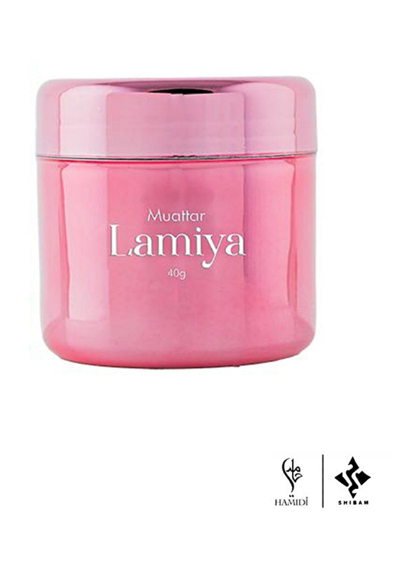Hamidi 40gm Lamiya Luxury Oud Muattar Bakhoor, Pink