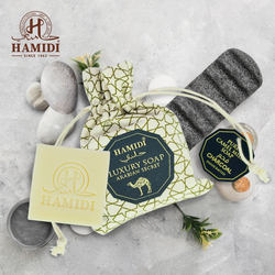 Hamidi Luxury Arabian Secret Pure Camel Milk Charcoal Soap, Black, 115gm