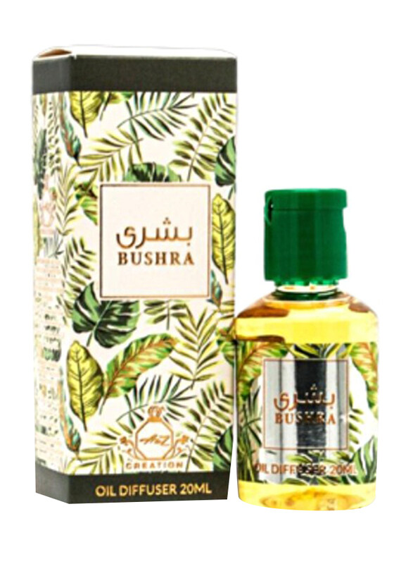 

A to Z Creation Bushra Diffuser/Essential Oil, 20ml, Green