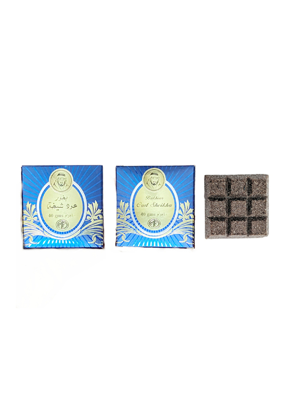 MFCreations Bakhoor Oud Sheikha Home Fragrance, 40gm, Blue