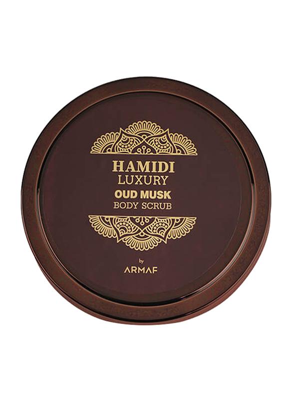 Hamidi Luxury Oud Musk Body Scrub, 250ml